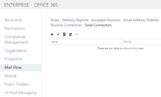 Exchange Server 2013, 2016, 2019 - Flujo de correo - Conectores de envío